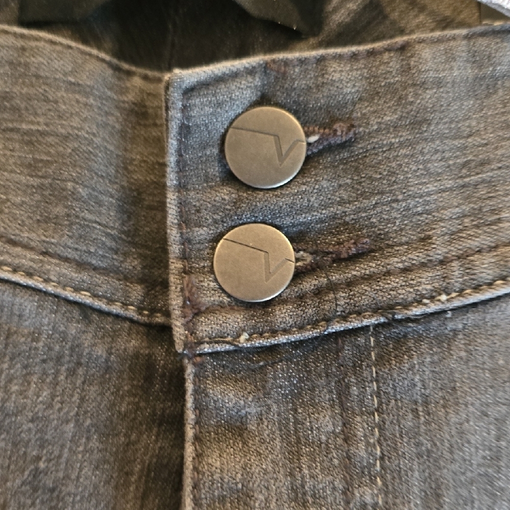 Vintage Venezia Dark Gray Straight Leg Jeans SIZE 14 - Picture 6 of 12